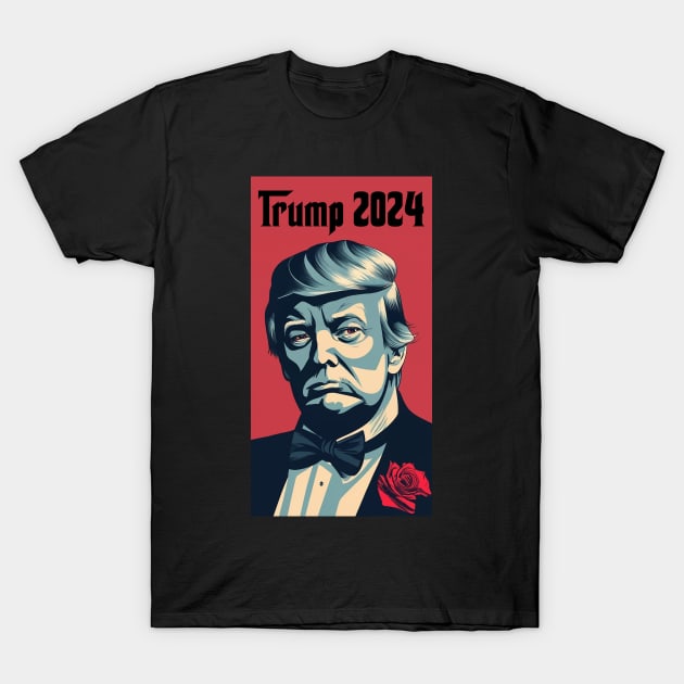 Trump 2024 T-Shirt by Dysfunctional Tee Shop